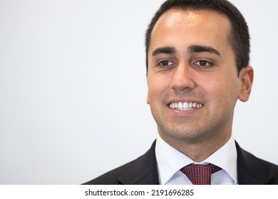 Rome, Italy - October 5, 2016: Italian Politician Luigi Di Maio During An Interview In Rome. 

