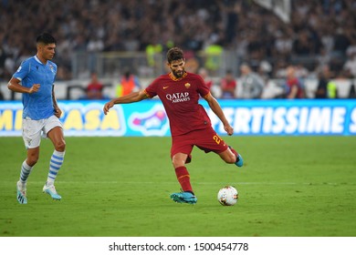 Rome Italy, September 01th, 2019: football Serie A match between Lazio vs Roma at Olimpico Stadium.In the pic: Federico Fazio of ROMA