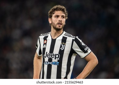 Rome, Italy, Stadio Olimpico. 11 May 2022. Football Italian Cup Final. Juventus VS Inter 2-4. Manuel Locatelli, Juventus.