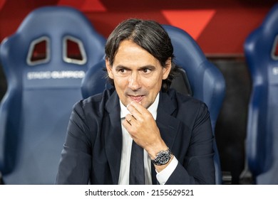 Rome, Italy, Stadio Olimpico. 11 May 2022. Football Italian Cup Final. Juventus VS Inter 2-4. Simone Inzaghi, Coach Inter.