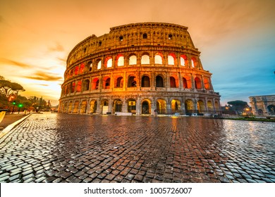 Rome, The Majestic Coliseum. Italy. - Shutterstock ID 1005726007