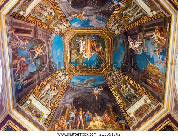 Rome May 14 2014 Ceiling Amazing Stock Photo Edit Now