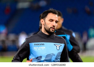 ROME - OCT 29, 2018: Milan Badelj 25 Close Up. SS Lazio - FC Internazionale Milano. Serie A TIM. Stadio Olimpico.