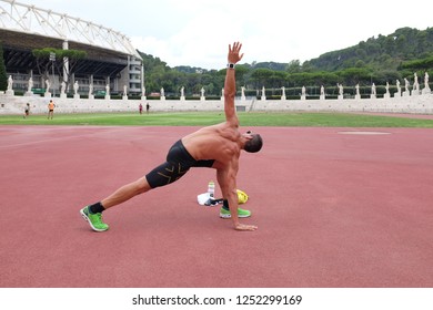 Rome, Stadio Dei Marmi, Italy: Athlete Training - August 14, 2018