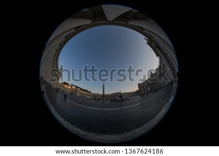 Similar – Schmales Fenster in der Steinmauer mit Blick auf das Pariser Stadtbild