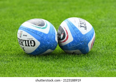 Rome,Italy, 12 February 2022 Gilbert Official 6 Nation Rugby Ball