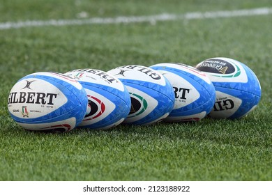 Rome,Italy, 12 February 2022 Gilbert Official 6 Nation Rugby Ball