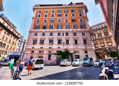 Romeitaly July 19 2018beautiful Suburra Square Stock Photo 1158287755 ...