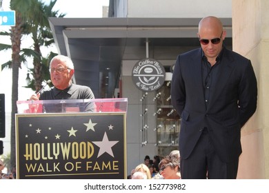 Ron Meyer, Vin Diesel At The Vin Diesel Star On The Hollywood Walk Of Fame Ceremony, Hollywood, CA 08-26-13