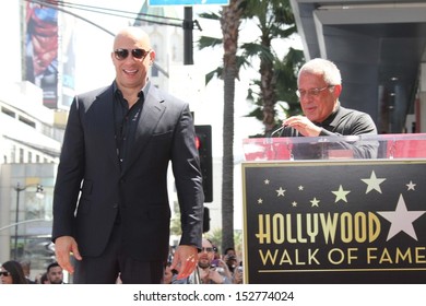 Ron Meyer, Vin Diesel At The Vin Diesel Star On The Hollywood Walk Of Fame Ceremony, Hollywood, CA 08-26-13