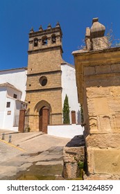 Ronda, Spain. Old Church Of Padre Jesus iglesia De Padre Jesus Is A 16th Century Gothic Style Church.