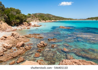 Rondinara Beach In Corsica Island In France