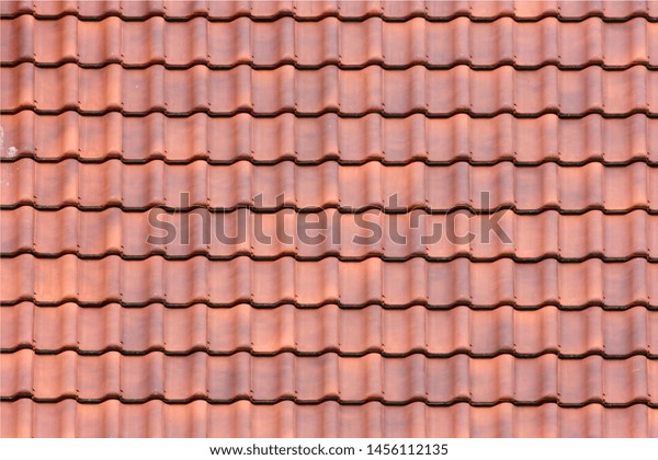 \
Roof background in new red\
tiles
