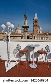 Roof Bar In Rome, Italy