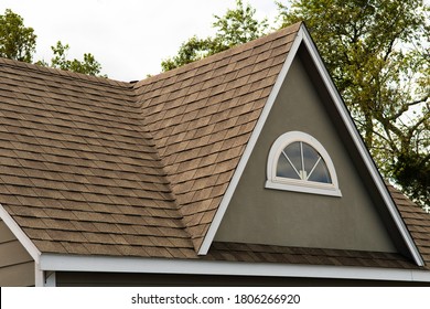 Roof Covered Asphalt Shingles Roofing Construction House Rooftop Construction