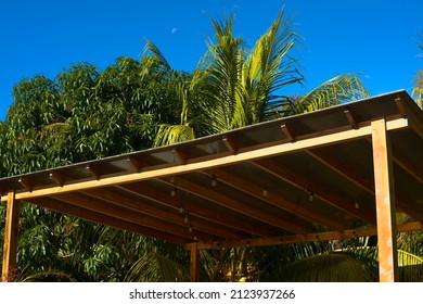 Roof Deck Awning In The Sun