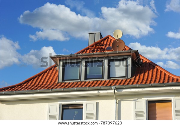 Roof Dormer Windows On Residential Building Stock Photo Edit Now