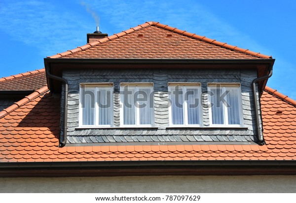 Roof Dormer Windows On Residential Building Stock Photo Edit Now