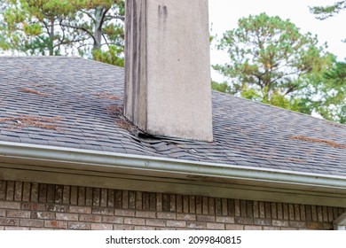 Roof Needing Repair From Damage Caused By Water Leak.