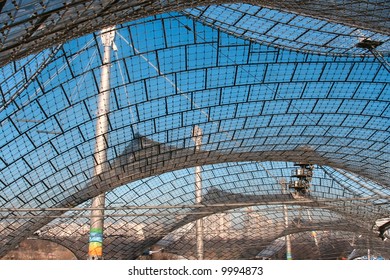 Roof Of The Olympic Stadium In Munich