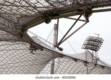 The Roof Of The Olympic Stadium In Munich In Germany