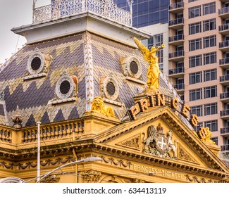 Roof Of The Princess Theatre In Melbourne, Victoria, Australia