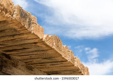 Roof Of Rail Road Ties Wood Texture Structure