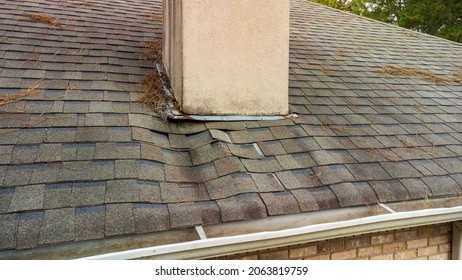 Roof And Shingles Damaged From Water Leak