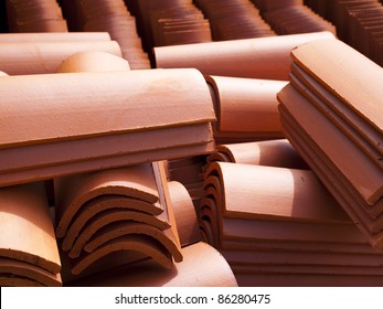 Roof Tiles Background