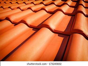 Roof Tiles Closeup