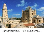 The roof top of the Upper room also called the Cenacle - this is where the room of the last supper is located in the building of the Tomb of David, Jerusalem Israel