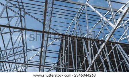 roof truss made of mild steel