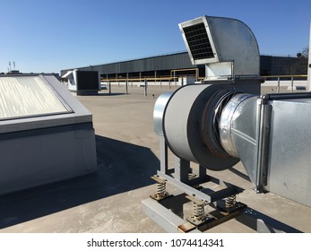 Roof Ventilation Hatchways Air Conditioning Antennas Stock Photo ...