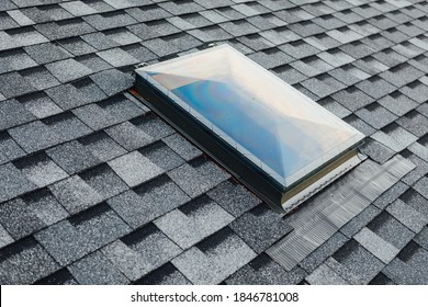 Roof Window On Shingles Flat Polymeric Roof-tiles