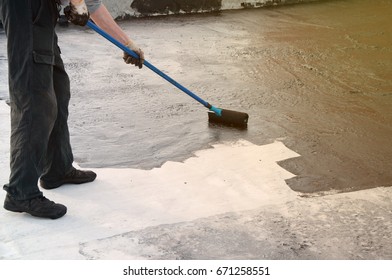 Exterior Concrete Floor Cleaning Polishing Machine Stock Photo (Edit ...