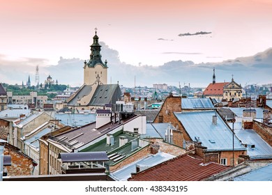 Roofs Of Lviv, Ukraine