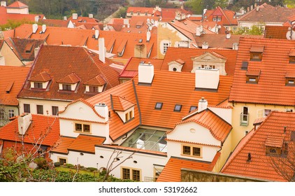 Roofs of Prague, Czech Republic