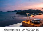 Rooftop bar view in Ao Yon Yai beach in Phuket, Thailand