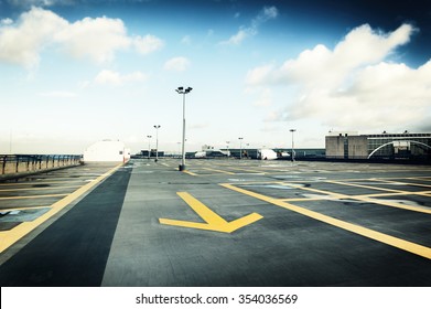 Rooftop Parking After The Rain