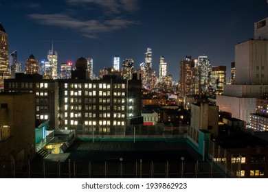 Rooftop Playground In Soho At Night