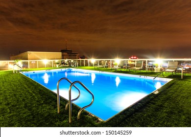 Rooftop Pool In The City