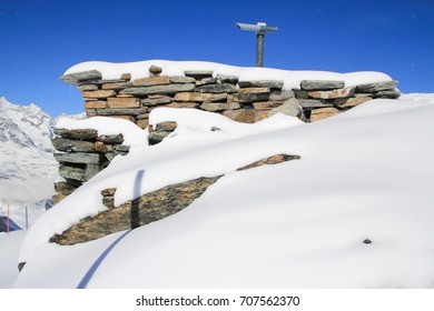 Rooftop in the snow