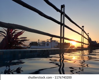 Rooftop Sunset In Playa Del Carmen