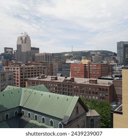 Rooftops of mtl in the summer