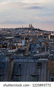 Rooftops of Paris at Sunset