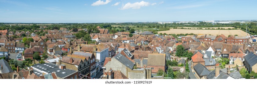 Rooftops View Of Sandwich In Kent