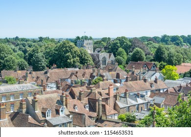 Rooftops View Of Sandwich In Kent