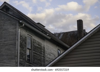 Rooftops, Window Reflection