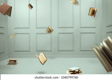 Room Full Of Flying Books