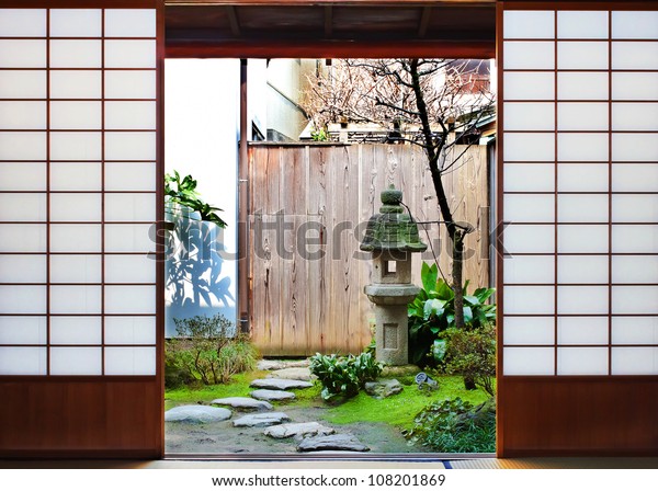 Room Garden View Japanese Tea House Stock Photo Edit Now 108201869